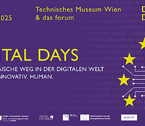 Digital Days Folder mit Angaben zu Lokation und Datum