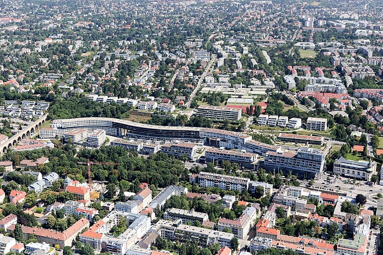 Stadtansicht von oben Stadtansicht von oben