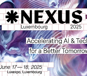Logo von Nexus Luxembourg mit Beschriftung