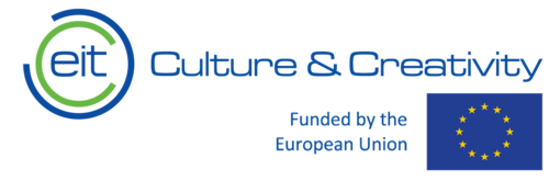 EIT - Culture & Creativity Logo, blau und grün