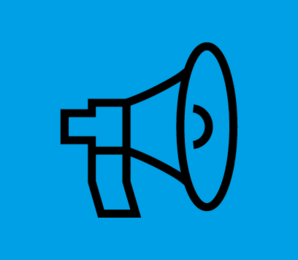 Icon - ein Megafon