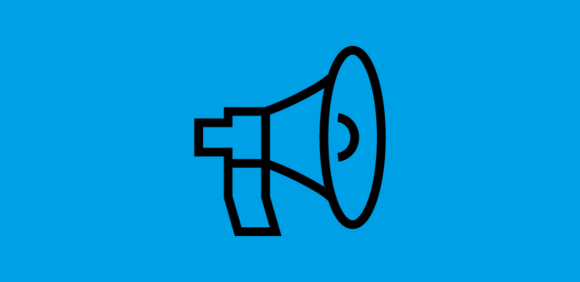 Icon - ein Megafon