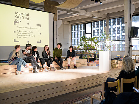 Biofabrique Vienna: Podiumskdiskussion beim Material Crafting Day